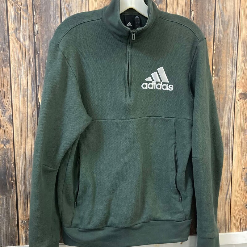 Green Adidas Pullover, Size: S