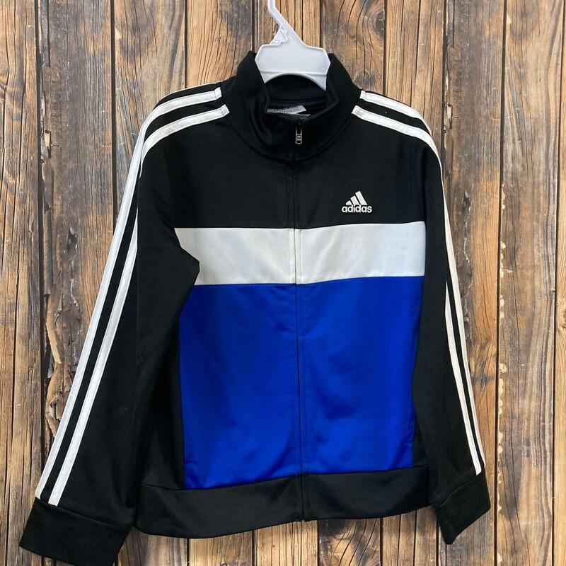 Black Blue Adidas Jacket, Size: 6