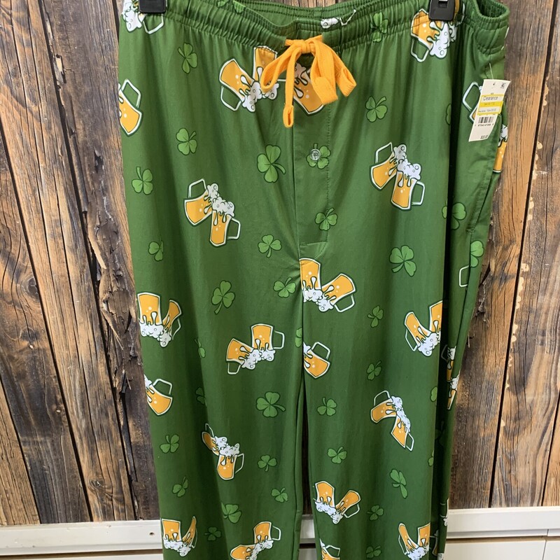 St Patricks PJ Pants, Size: 2XL