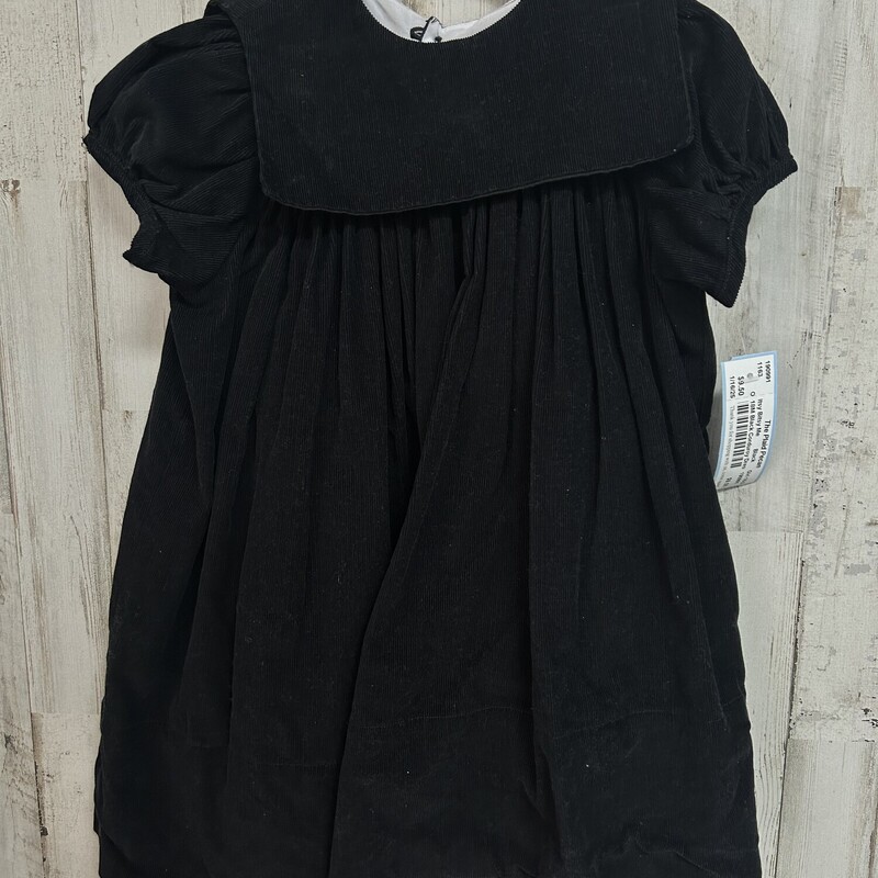 18M Black Corduroy Dress