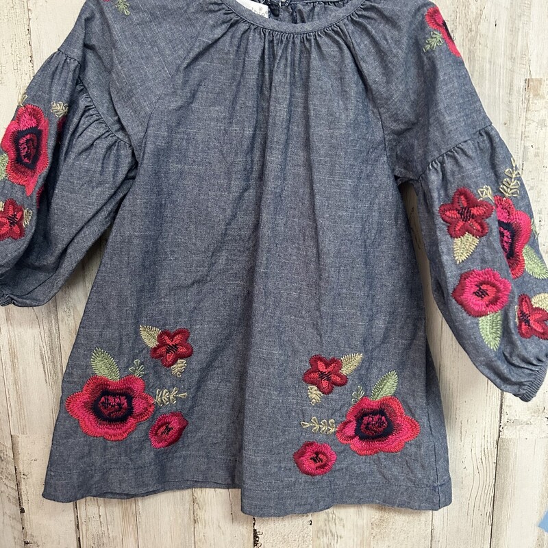 24M/2T Chambray Floral Tu