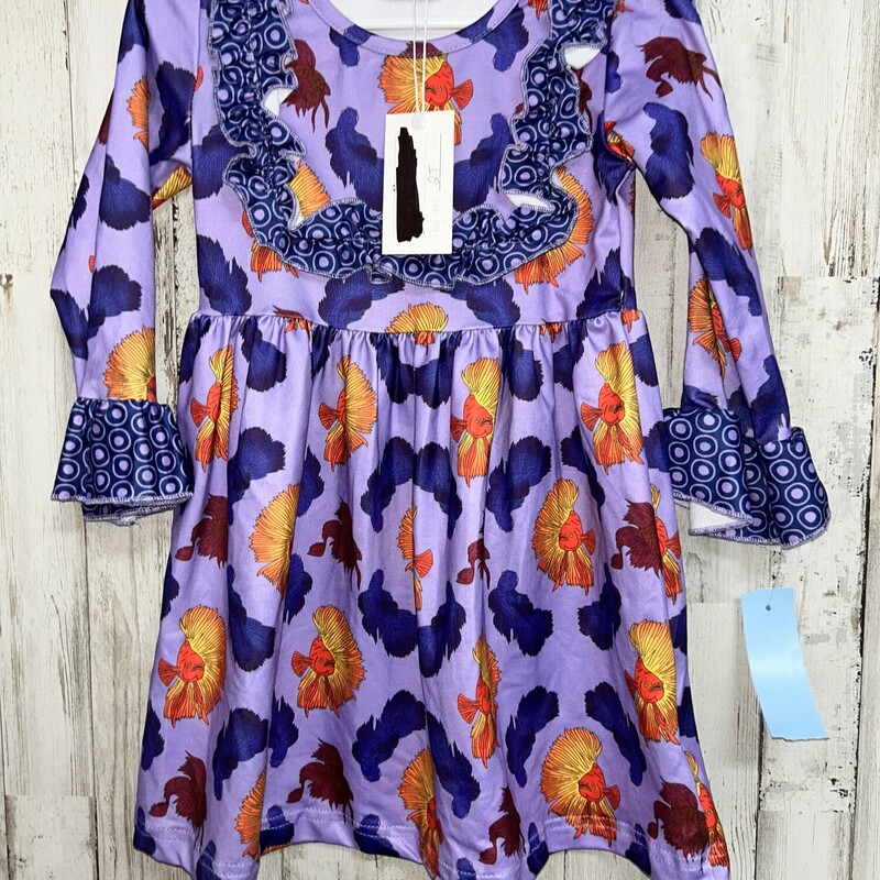 NEW 2T Purple Fish Dress