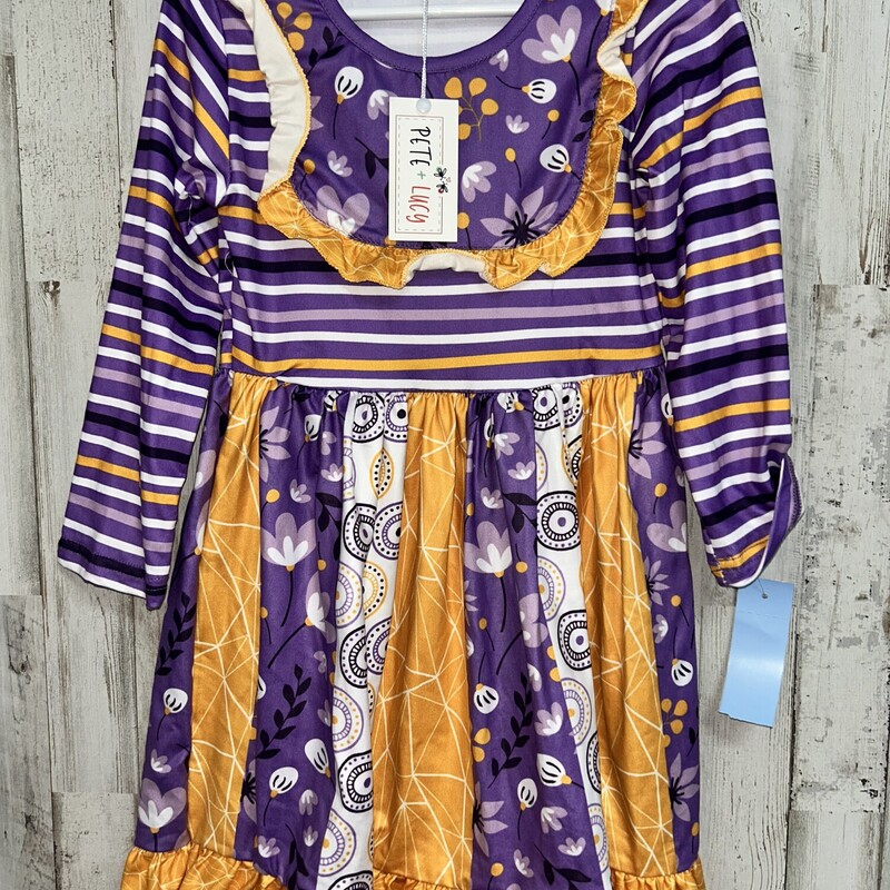 NEW 4T Purple Print Dress