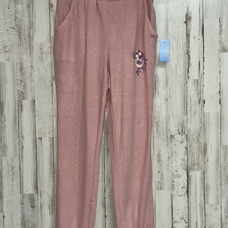 10/12 Pink Flower Joggers