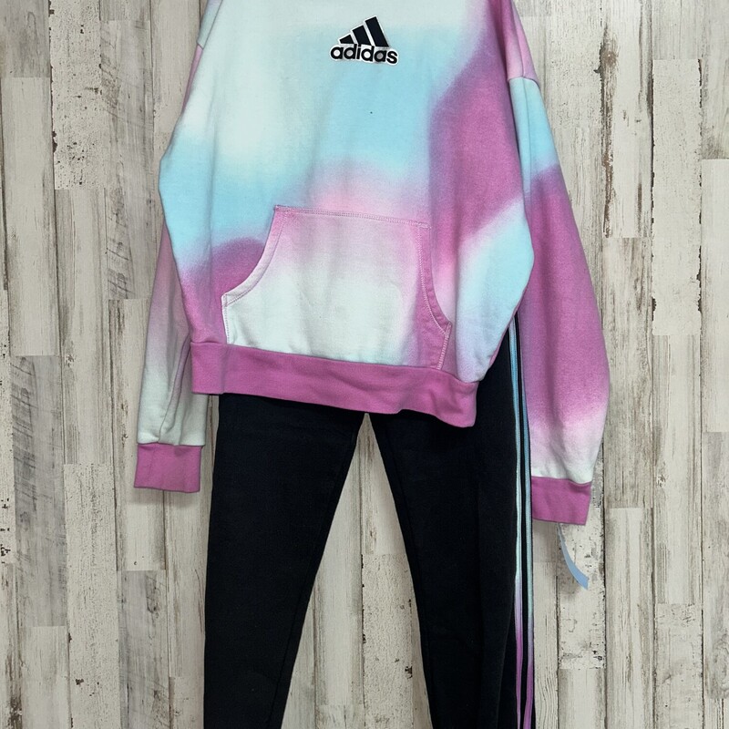 10/12 2pc Tie Dye Sweat S, Purple, Size: Girl 10 Up