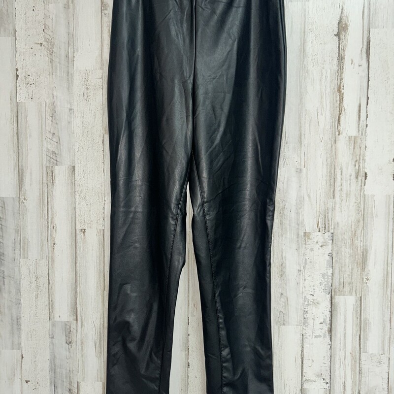 14/16 Black Leather Pants