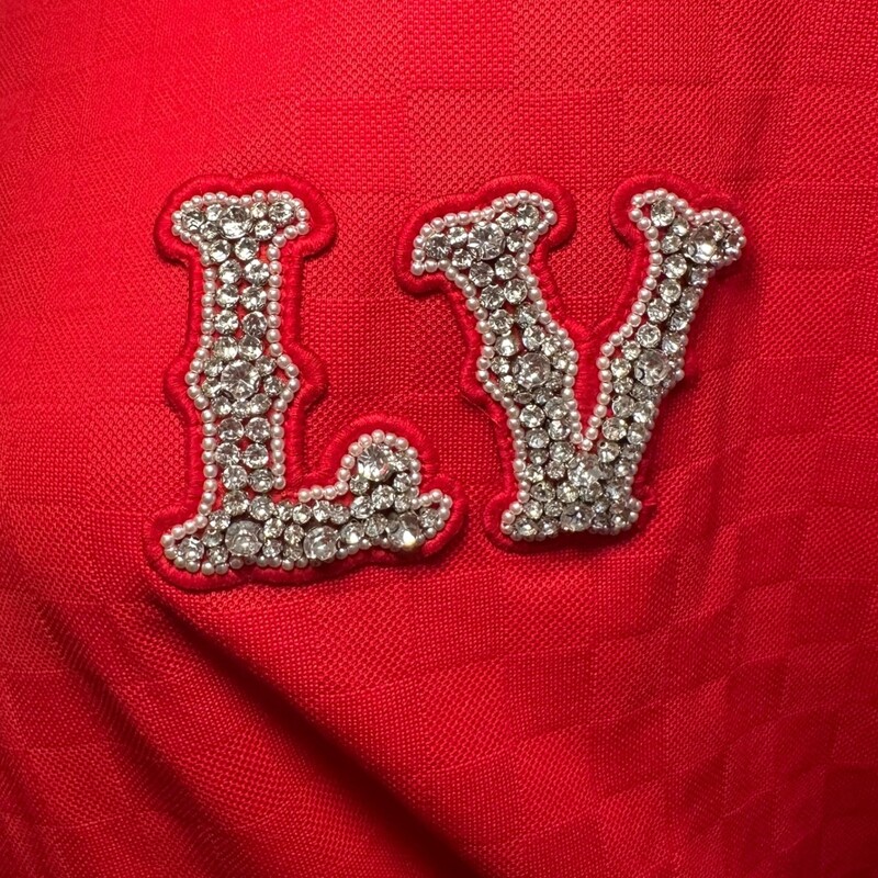 Louis Vuitton Pique Patch Top
 Red
 Size: Large
New with tags.