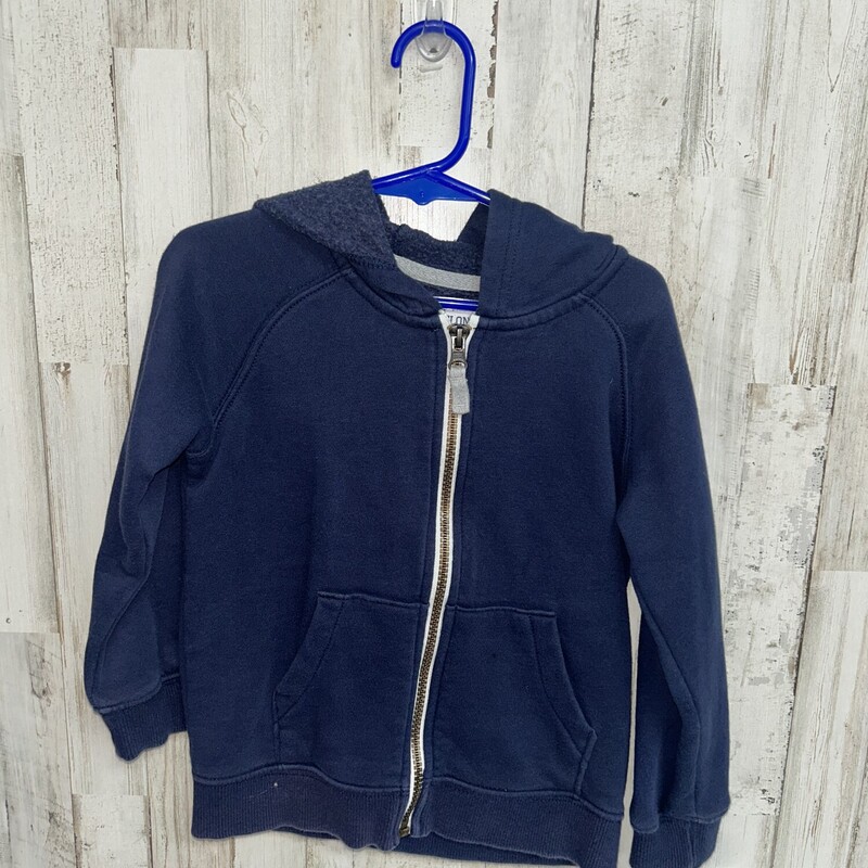 4T Navy Zip Jacket