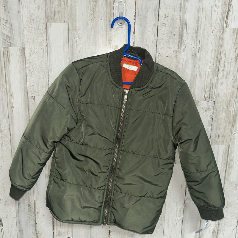 4 Olive Puffer Jacket