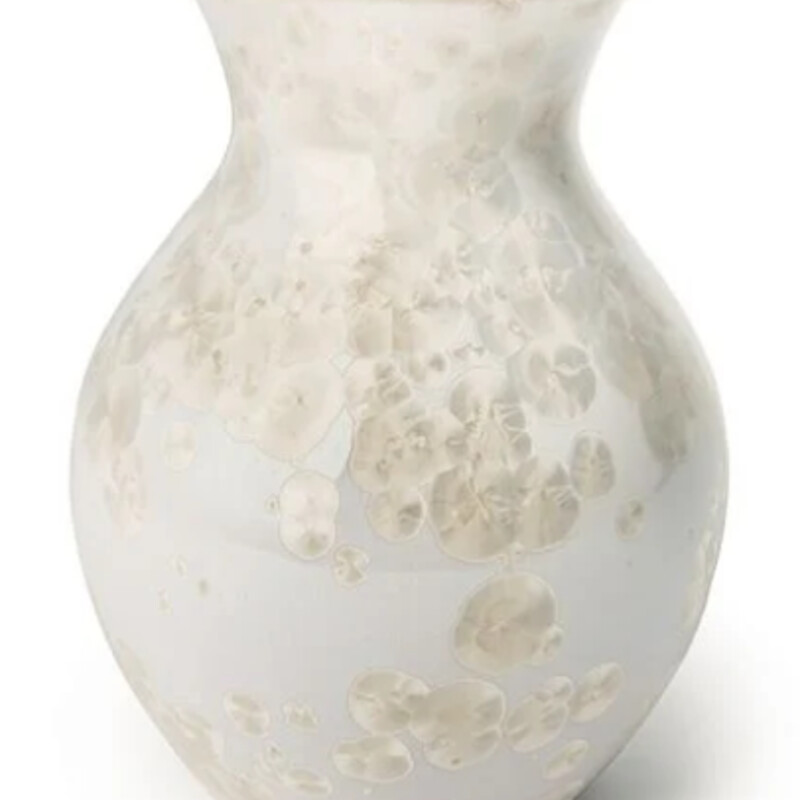 Simon Pearce Curio Crystalline Vase
White
Size: 8x9H