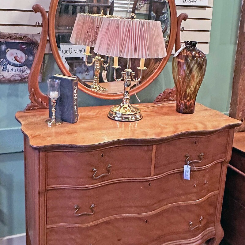 Antique Waterfall Dresser
NOW $86.50.
42 In Wide x 20 In Deep x 74 In Tall.