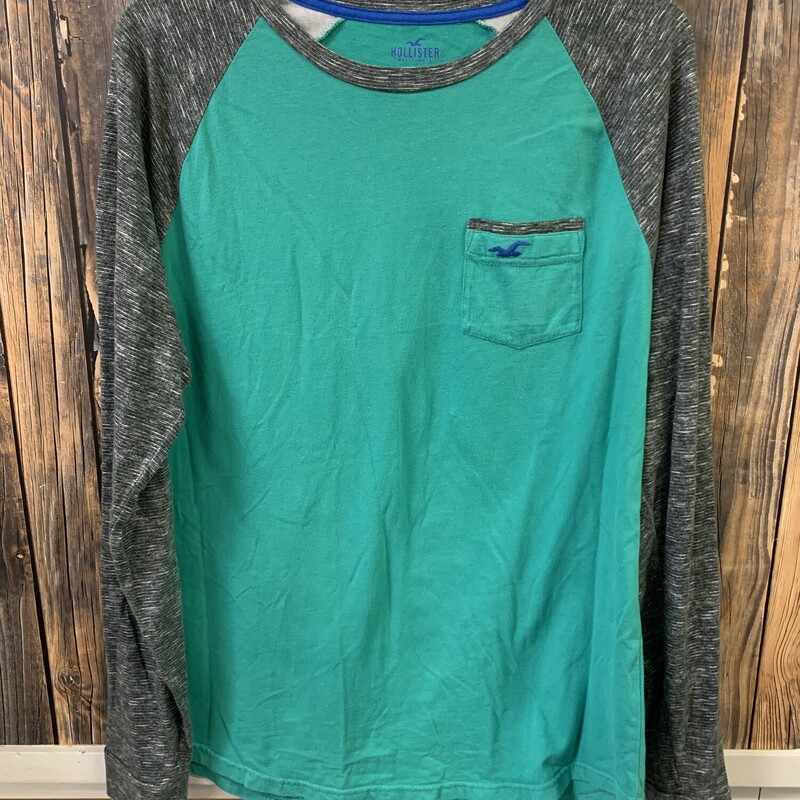 Teal Hollister Shirt, Size: M