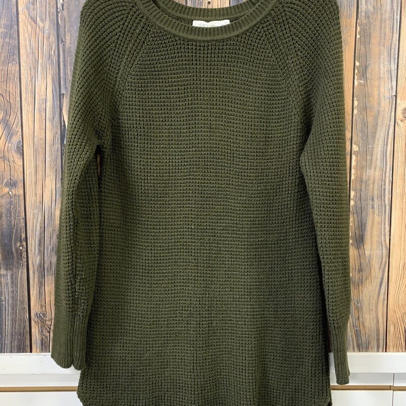 Long Green Sweater, Size: S