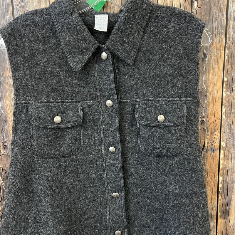 Gray Lands End Vest