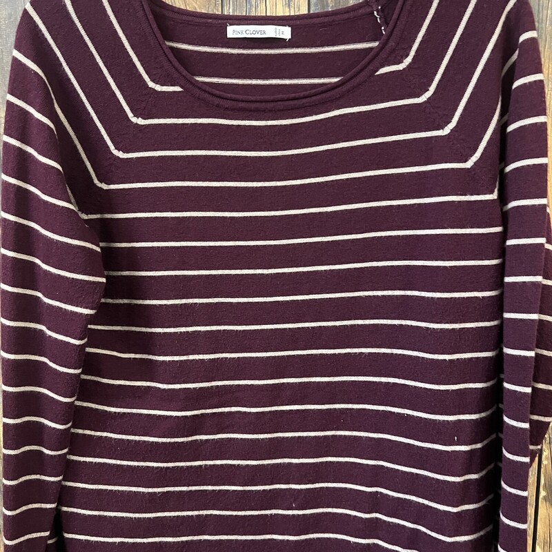 Maroon Stripe Sweater