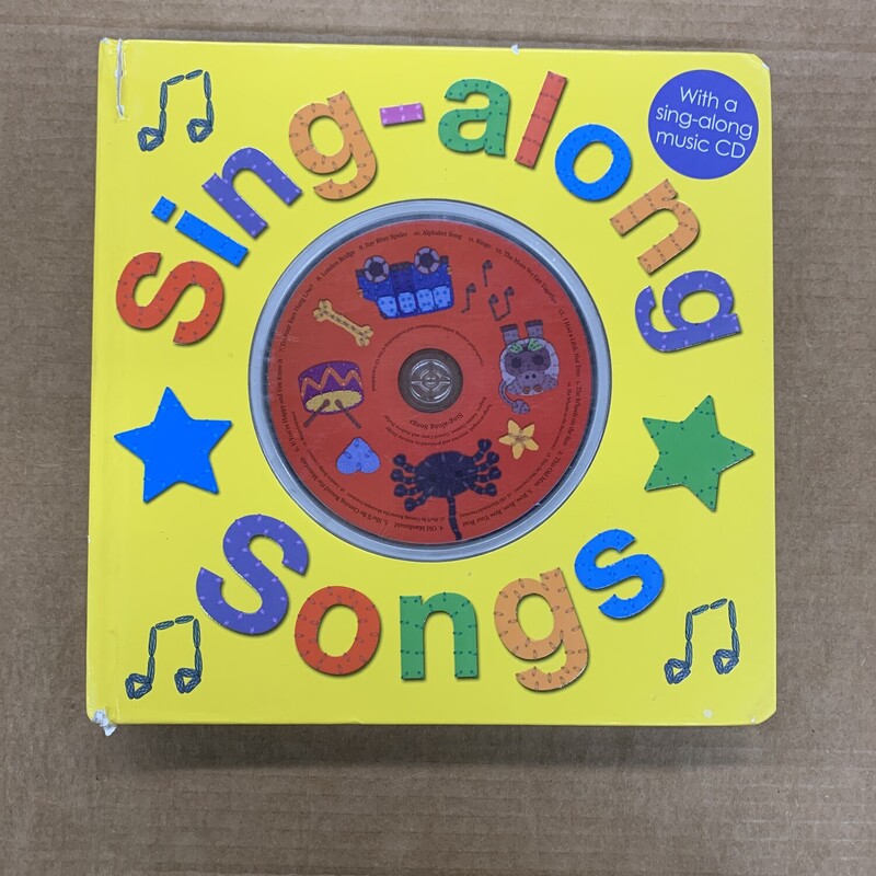 Sing Along Songs, Size: Board, Item: With CD