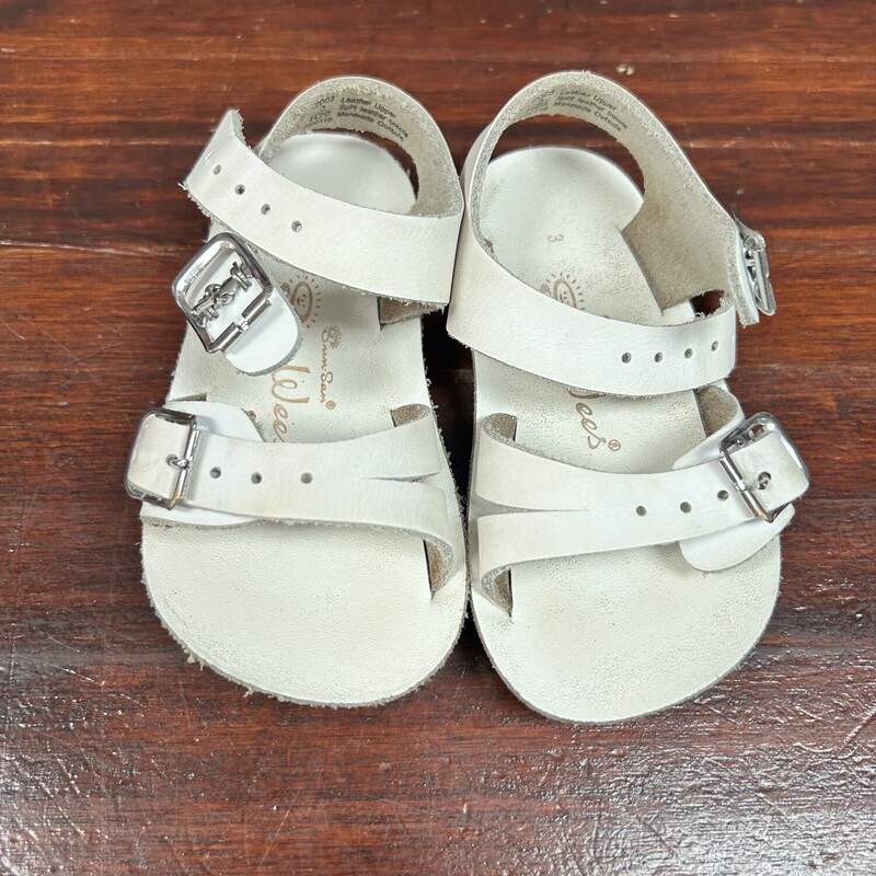 3 White Sea Wee Sandals