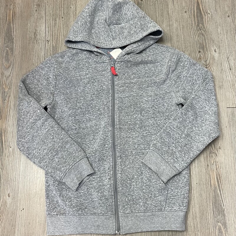 Cat & Jack Zip Hoodie, Grey, Size: 8-10Y