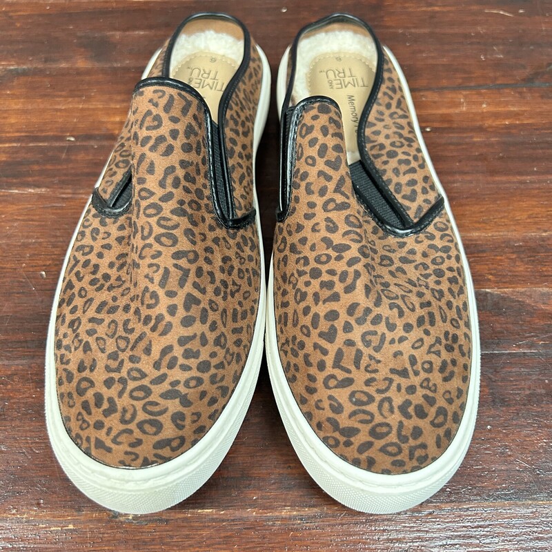 A6 Tan Spotted Slip On Sh, Tan, Size: Shoes A6