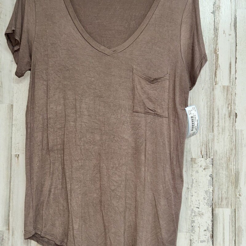 M Brown Pocket Tee