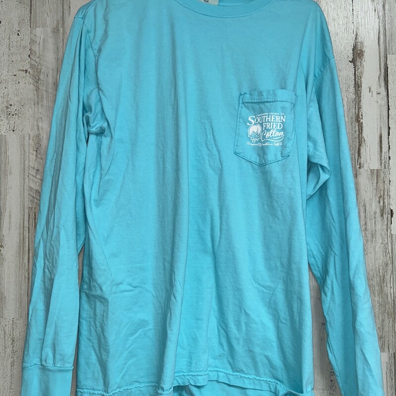 M Blue Turtle Pocket Tee