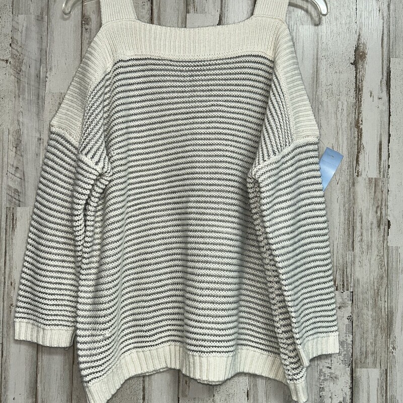 L Cold Shoulder Sweater