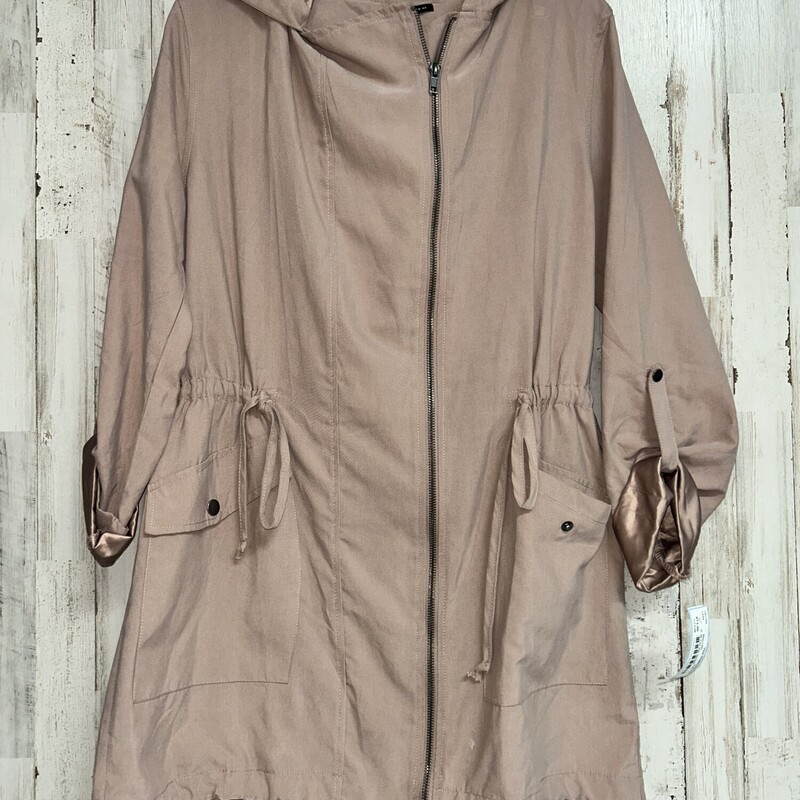 M Tan Zip Jacket, Tan, Size: Ladies M