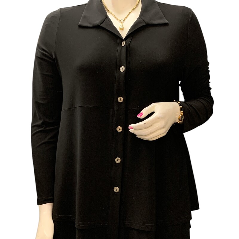 Joseph Ribkoff Top S16, Black, Size: XL