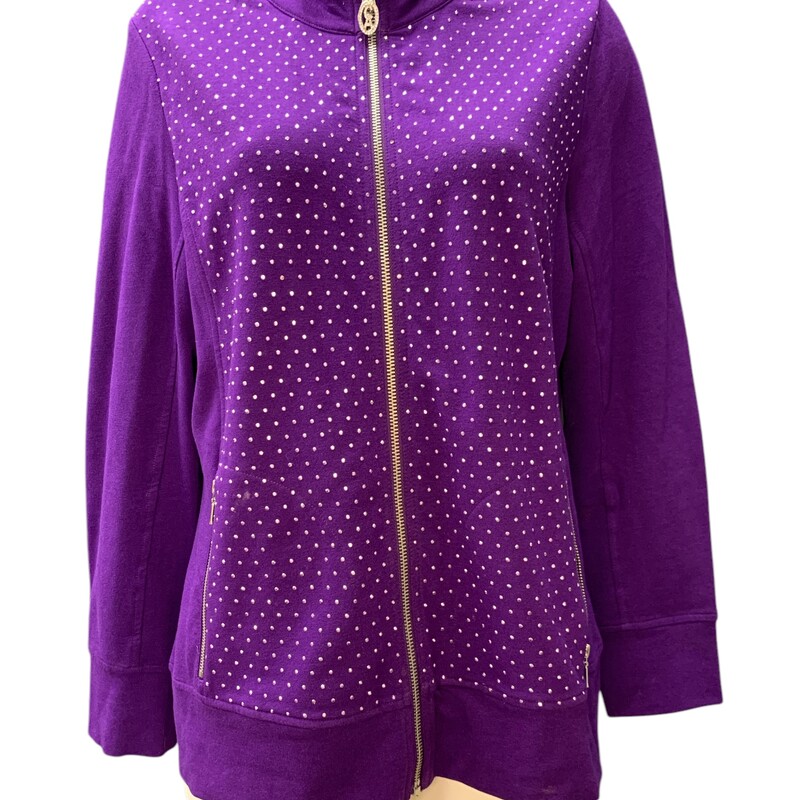 Christine Alexander, Purple, Size: L