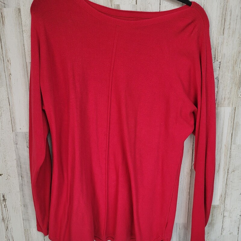 M Red Knit Longsleeve