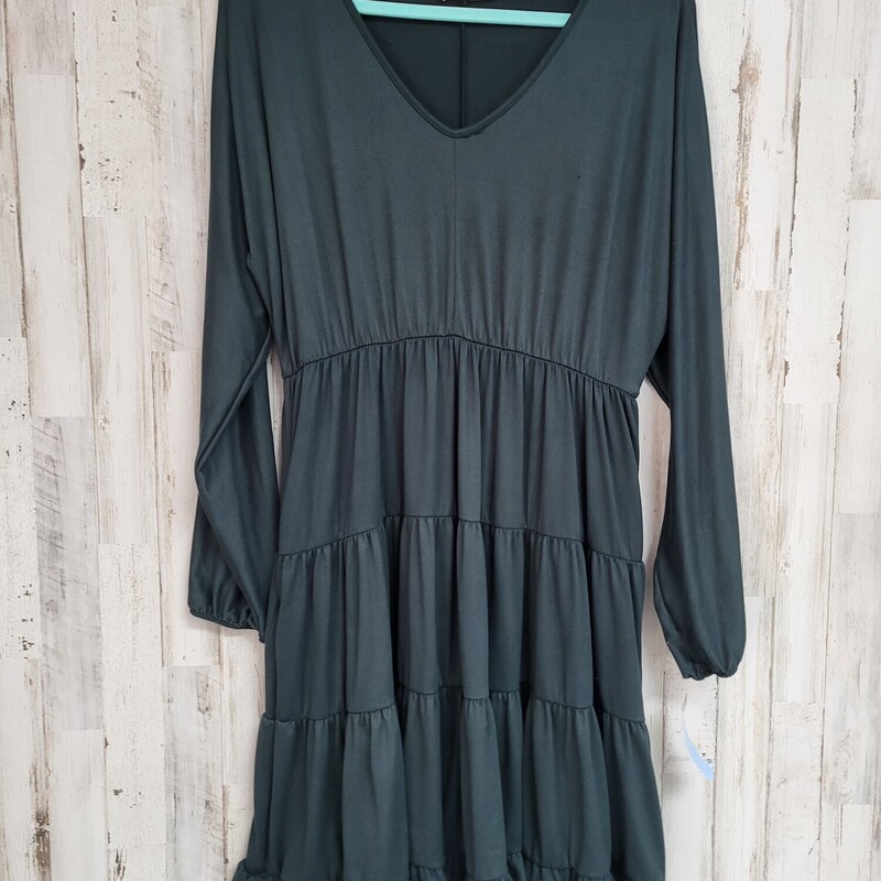 M Green Tier Dress