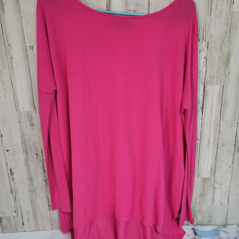 S High Low Hot Pink Top