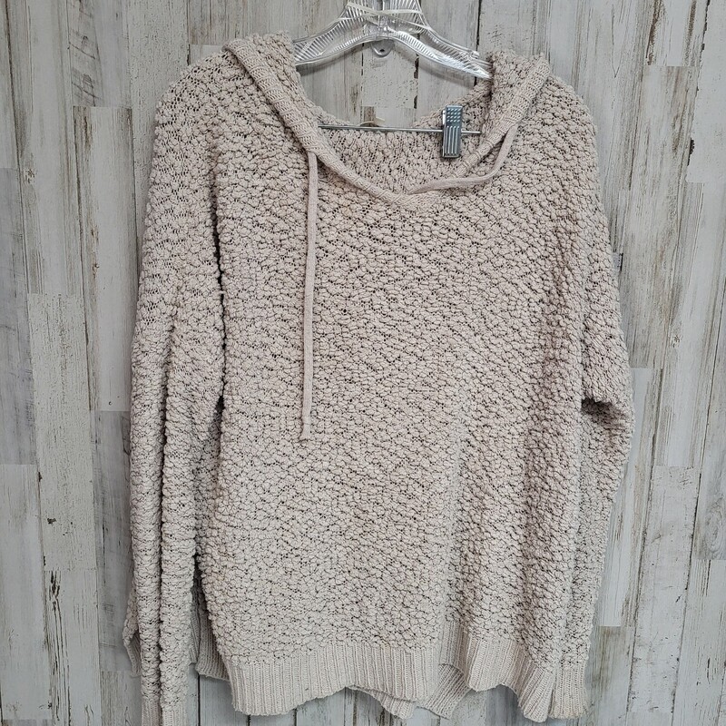 M/L Beige Popcorn Hoodie