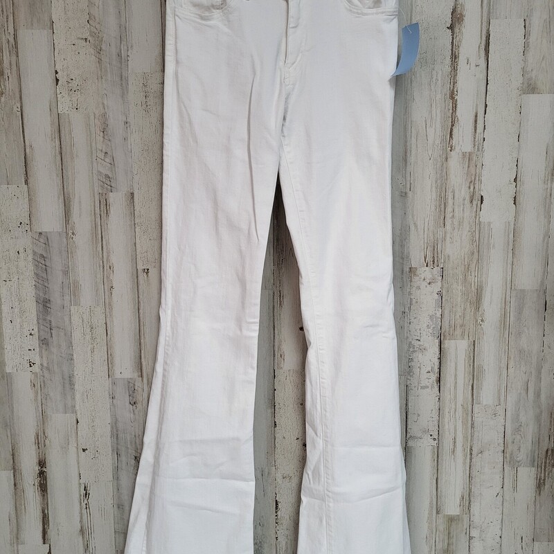 Sz28 White Flare Jeggings