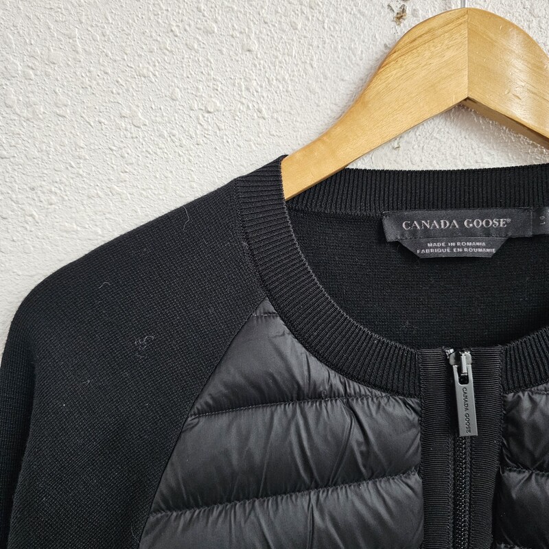 Canada Goose Quilted, Black, Size: Large