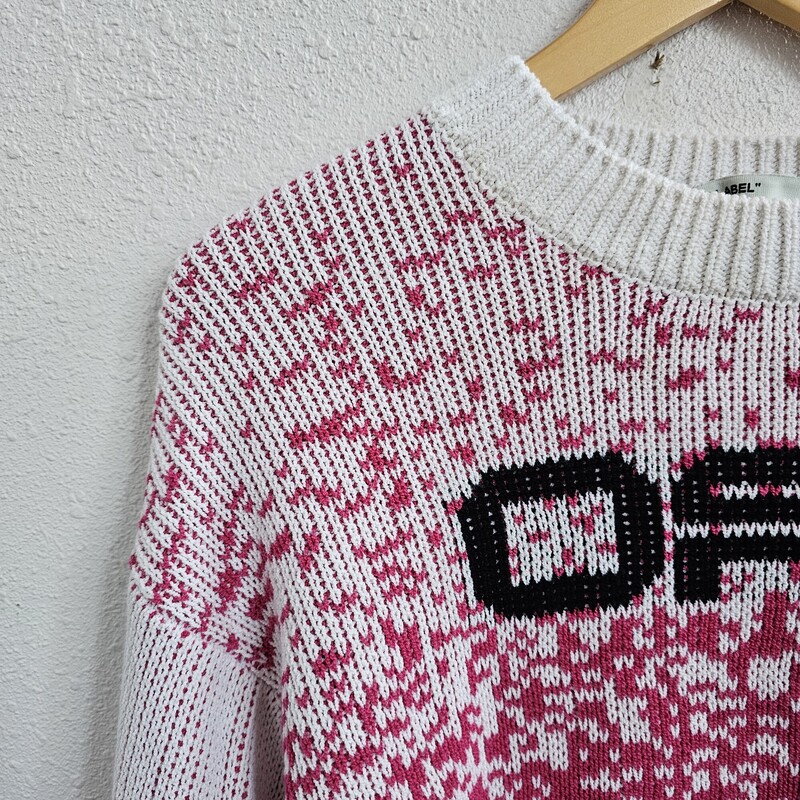 Off White Main Label, Pinkwhte, Size: Small