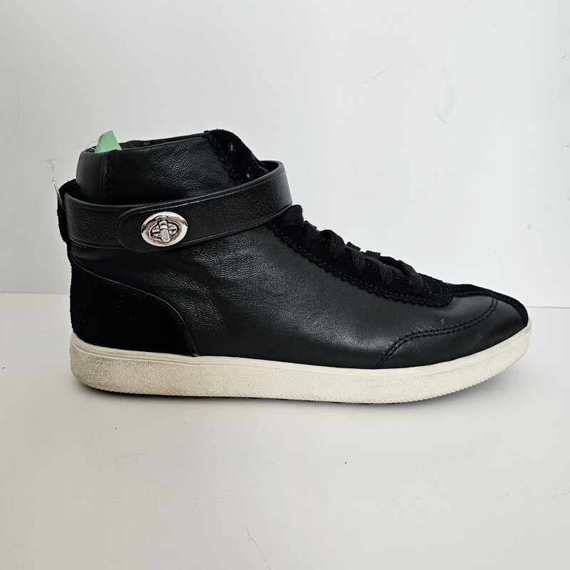 Coach, Black, Size: 8.5/BOX