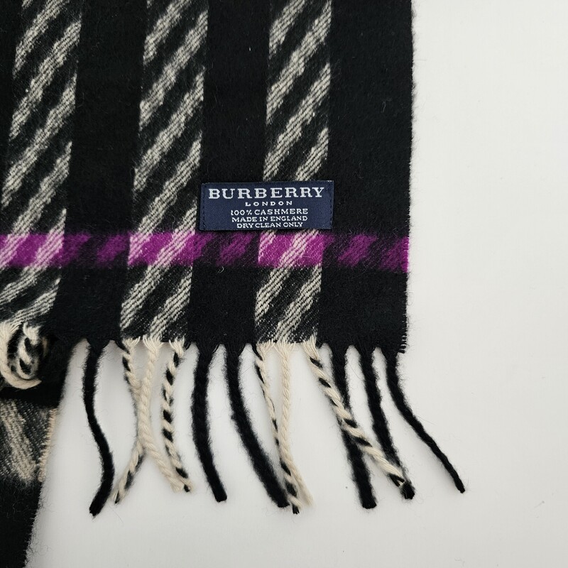 Burberry, Blkprple, Size: Cashmere