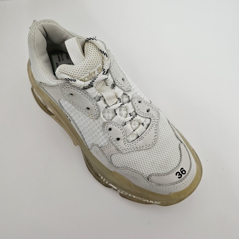 Balenciaga, White, Size: 36/BOX