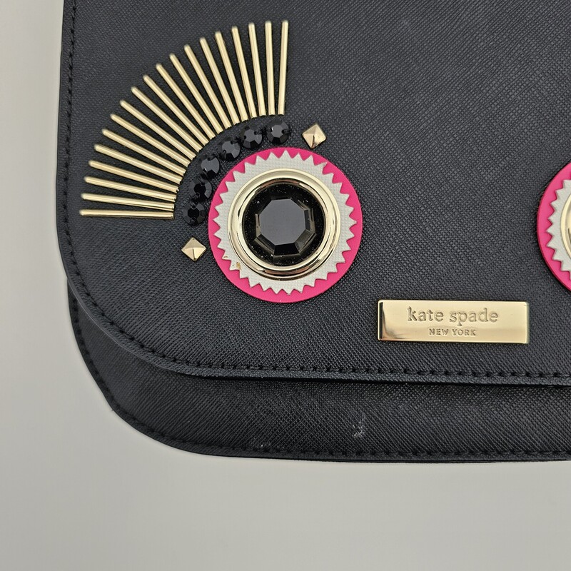 Kate Spade Monster Carsen, Black, Size: Crossbody