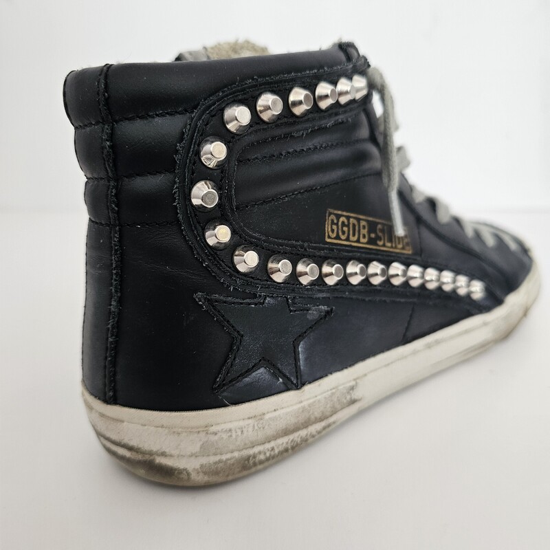 Golden Goose Studded, Black, Size: 38/7