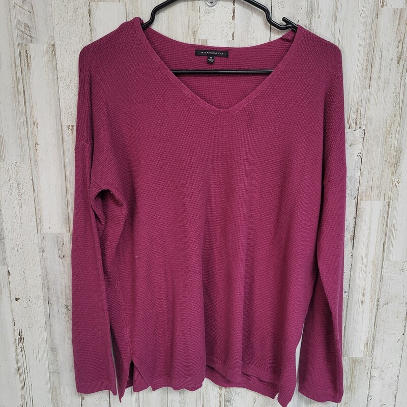 M Purple Knit Top