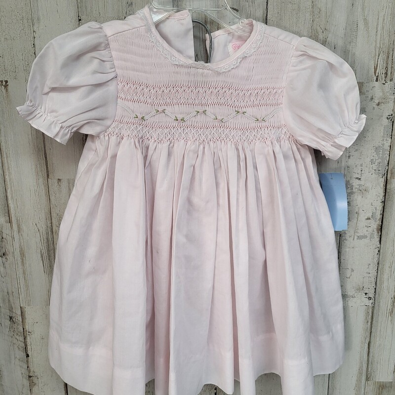 12M 2pc Pink Smock Set