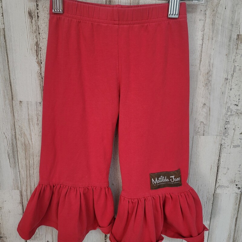 2 Red Flare Pants