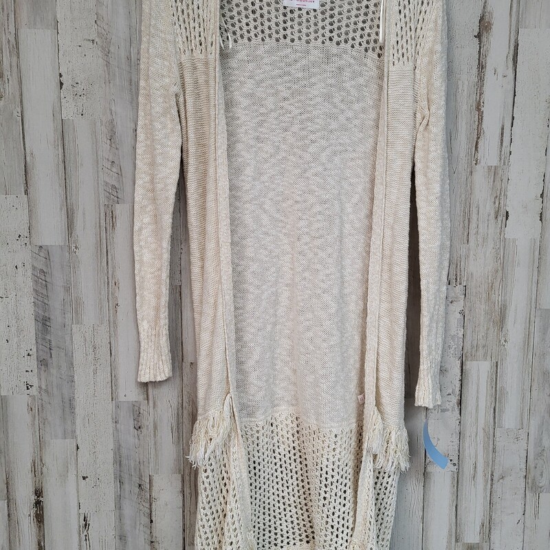 12 Beige Knit Cardigan