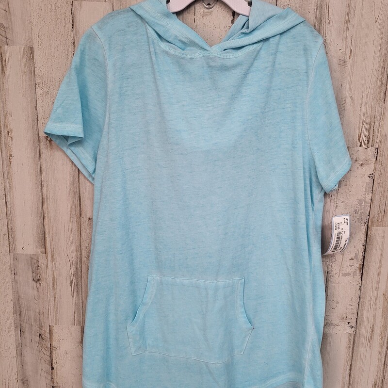 14/16 Blue Hooded Tee