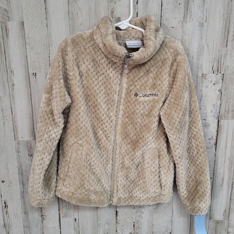 6/6X Tan Fuzzy Jacket