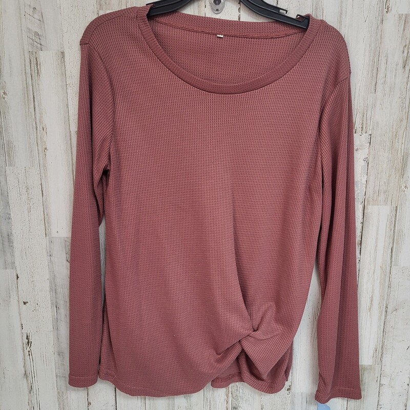 M Mauve Thermal Knot Top