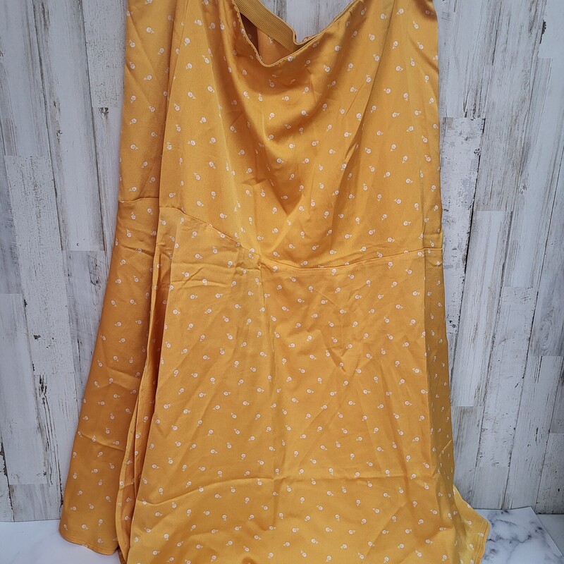 XL Yellow Floral Skirt