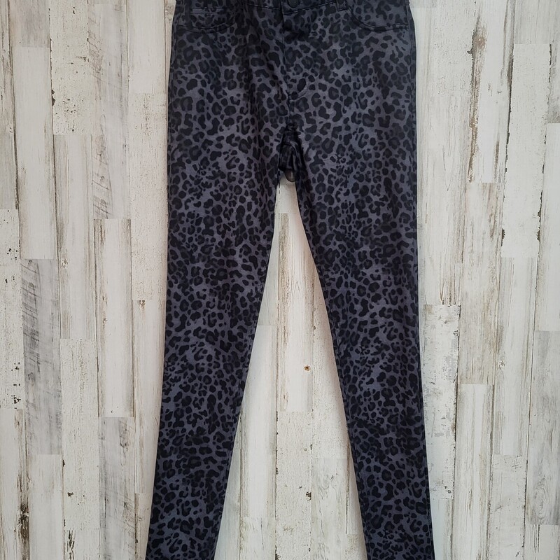 M Grey Leopard Pants